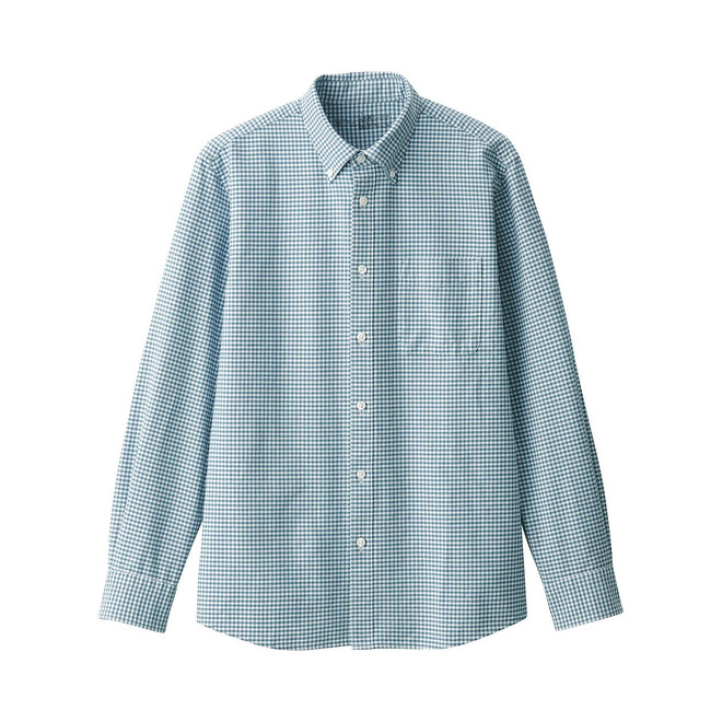 Men's Washed Oxford Button Down Shirt.