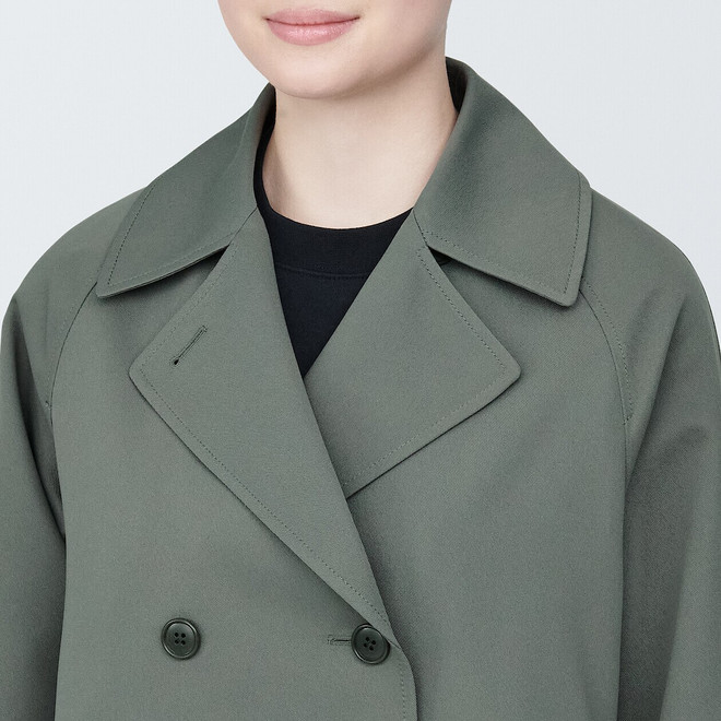 Women's Water Repellent Trench Coat..