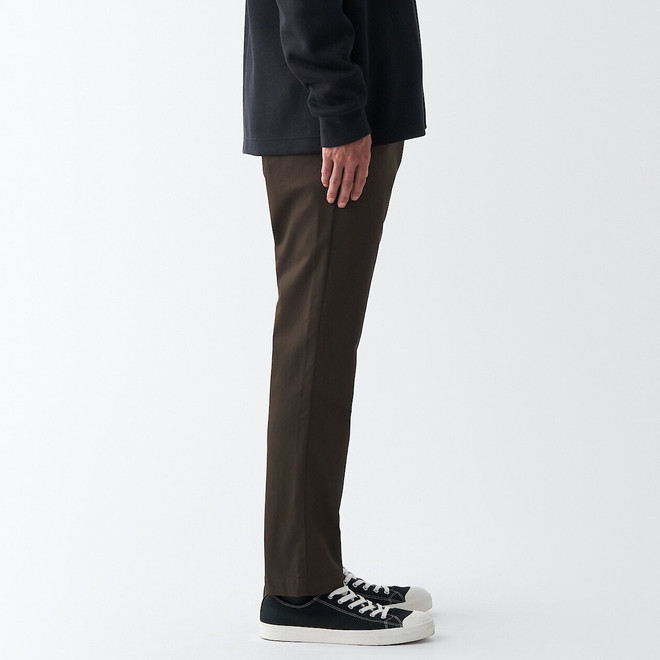 Men's Stretch Chino Slim Trousers Regular Leg Length..