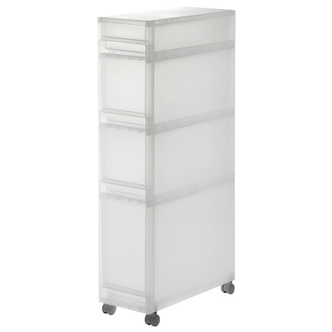 Storage Trolley on Wheels ‐ 4 Drawer