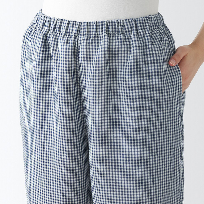 Women's Linen Lyocell Blend Short Sleeve Pyjamas