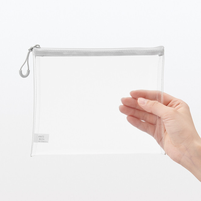 Pochette transparente en TPU 16x19.5cm