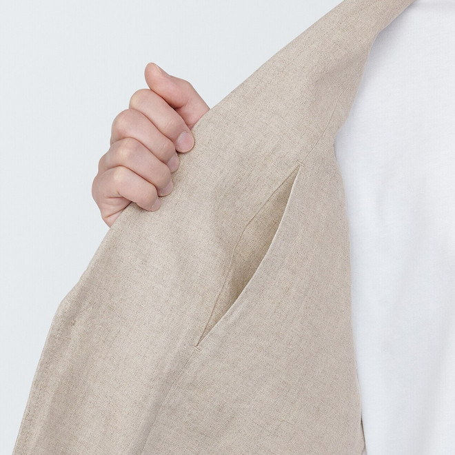 Blazer de linho para homem.