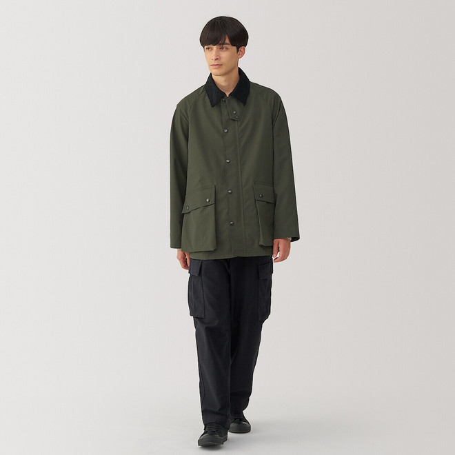 Men's Water Repellent Corduroy Collar Jacket