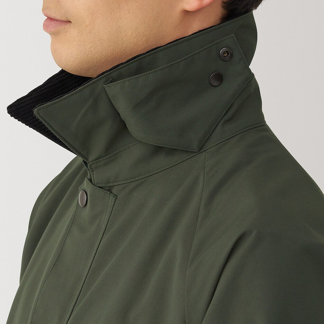 Men's Water Repellent Corduroy Collar Jacket