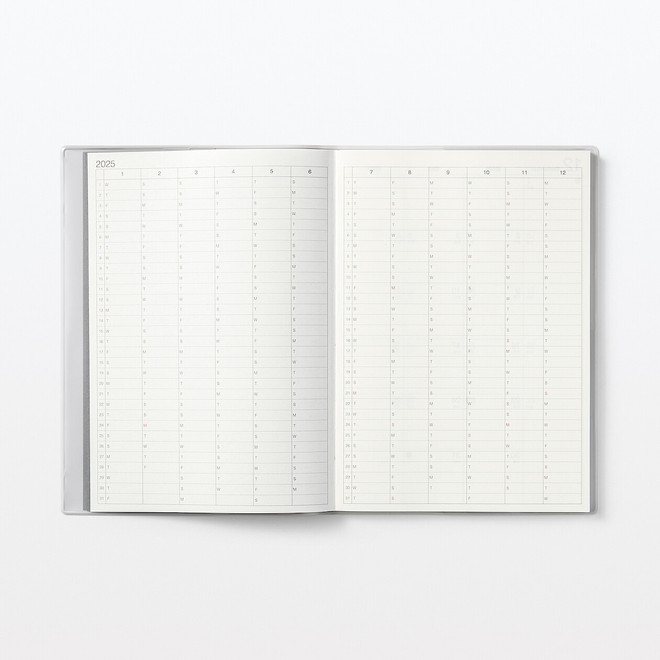 2025 Monthly/Weekly Planning Diary ‐ A5