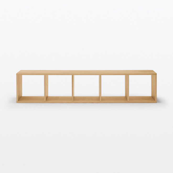 Estante Estreita de Carvalho ‐ 5 Prateleiras