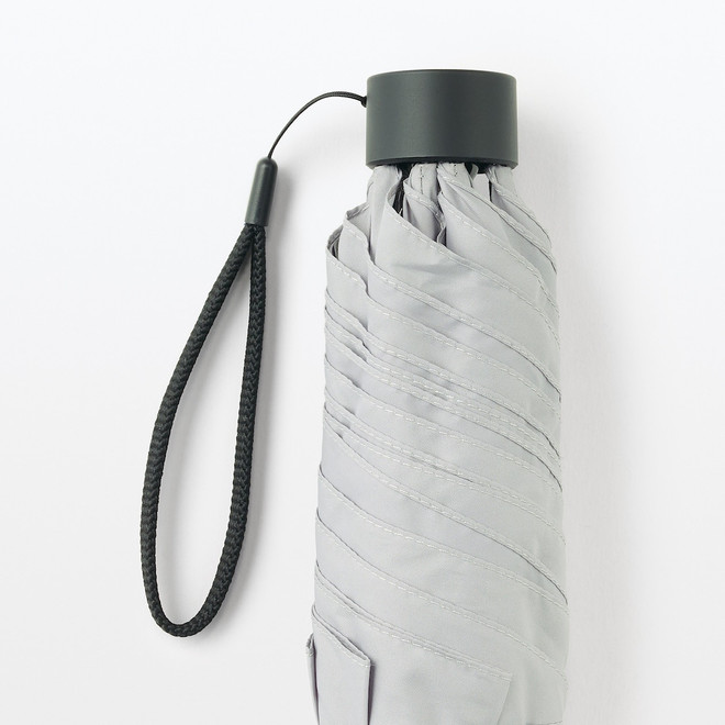 Kompakt hopfällbart paraply.