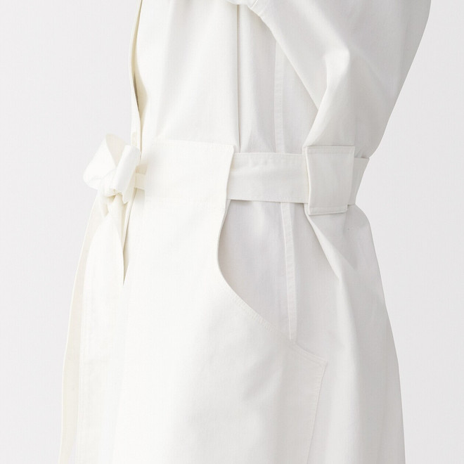 Skjortklänning i Washi och bomullstwill för kvinnor