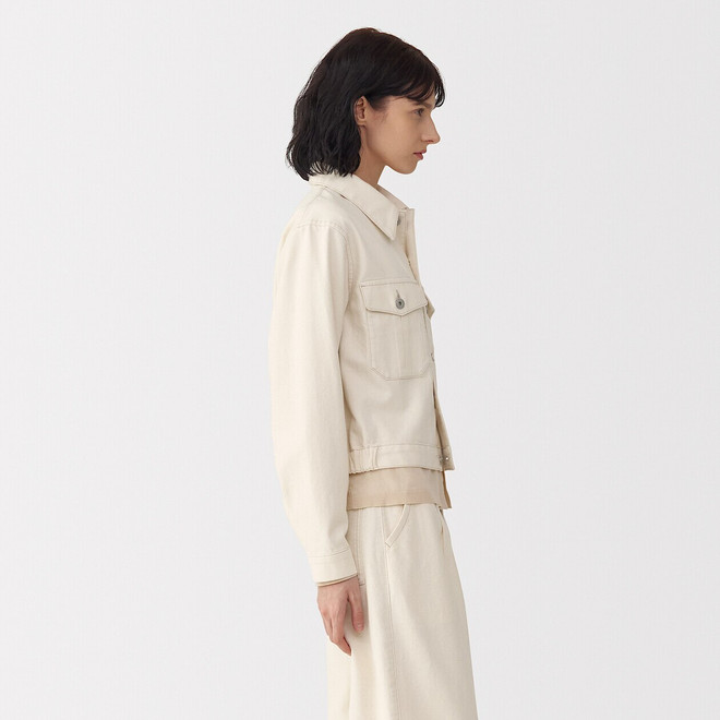Women's Washi and Cotton Twill Denim Jacket