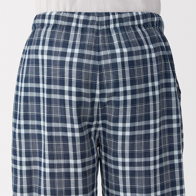 Checks bleu marine foncé