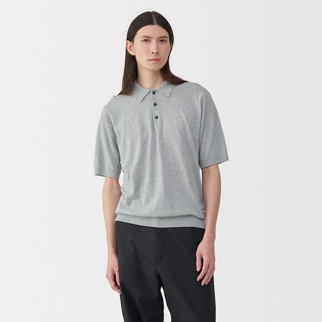 Men's Cotton Fine Knit Polo