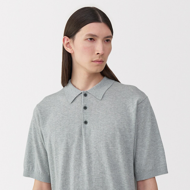 Men's Cotton Fine Knit Polo