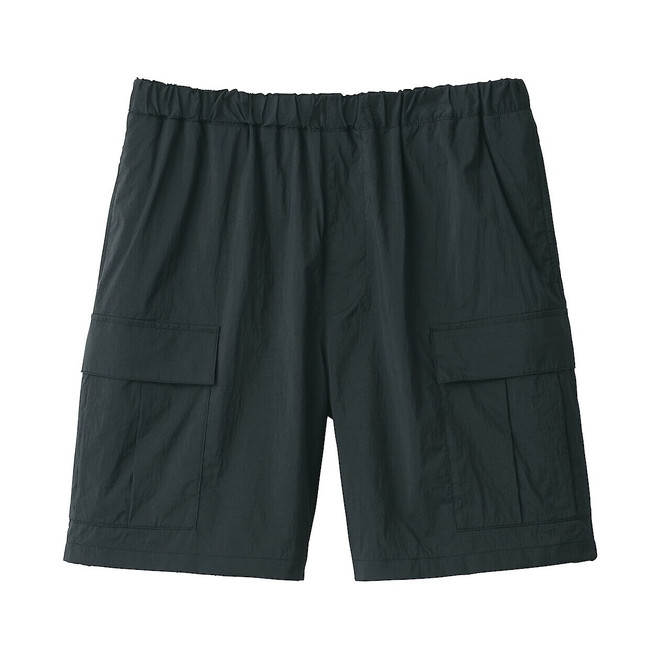 WATER REPELLENT NYLON CARGO SHORTS サイズ3 Men's Water‐Repellent Nylon Cargo Shorts | MUJI
