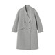 Women's Recycled Cashmere Blend Double-Breasted Coat