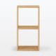 Oak Narrow 2 Shelf
