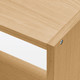 Oak Narrow 2 Shelf