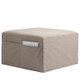 Footstool/ Foldable Mattress ‐ Felt Grey