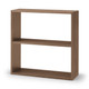 Walnut Wide 2 Shelf