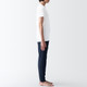 Men's Side Seamless Ribbed V neck T‐Shirt