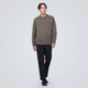 Men's Yak Wool Blend Crew Neck Jumper