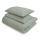 Washed Cotton Fitted Sheet‐ 160x200cm