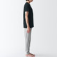 Side Seamless jersey Crew neck T‐Shirt