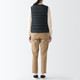 Women's Recycled Nylon Lightweight Collarless Down Gilet AW22.