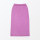 Women's Stretch Ribbed Midi Skirt