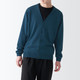 Men's Merino Wool  V neck Cardigan.