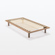 Single Platform Bed Frame ‐ Walnut