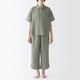 Women's Linen Lyocell Blend Short Sleeve Pyjamas