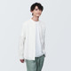 Men's Washed Linen Stand Collar Long Sleeve Shirt