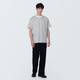 Men's Jersey Crew Neck Short Sleeve T‐shirt‐ Stripe