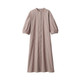 Women's Quick Dry Cotton Blend 3/4 Sleeve Midi Dress