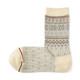Women's Right Angle Wool Blend Pattern Socks