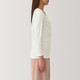 Women's Thick Cotton U Neck Long Sleeve T‐shirt