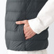 Men's Recycled Nylon Lightweight Collarless Pocketable Down Gilet