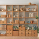 Oak Cube Shelving Unit ‐ 5 x 3