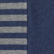 Heather Navy Stripe