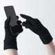 Unisex Wool Blend Brushed Lining Touchscreen Gloves
