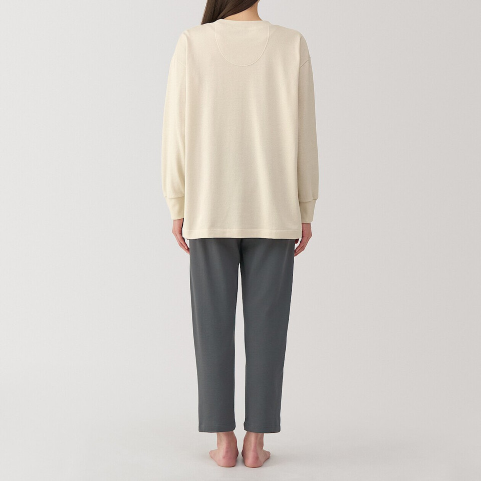 Women's Soft‐Twist Cotton Loungewear Set | MUJI