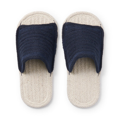 Indian Cotton Blend Room Sandals Open MUJI