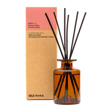 Poni Diffusers Peony and Rose Reed Diffuser 175ml | MUJI