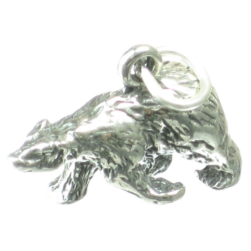 Polar Bear sterling silver charm .925 x 1 Polarbear charms Pola Bears