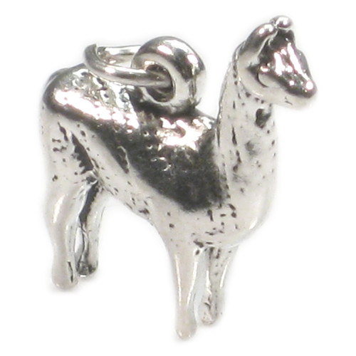 Llama sterling silver charm .925 x 1 Llamas charms