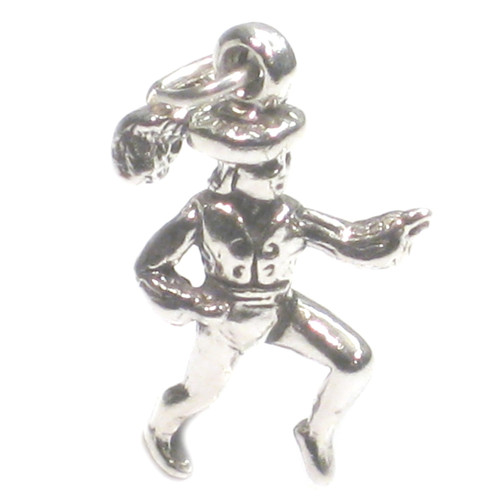 Lord a Leaping 12 Days of Christmas sterling silver charm .925 x 1