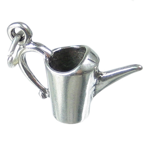 Watering Can sterling silver charm .925 Gardening Gardener charms