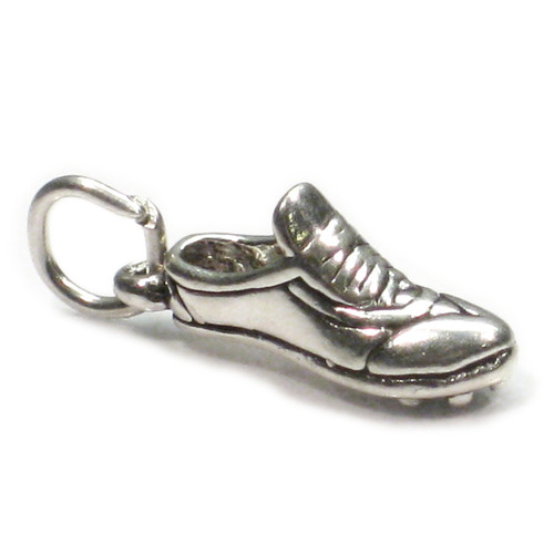 Running Track shoe sterling silver charm .925 Runner charms