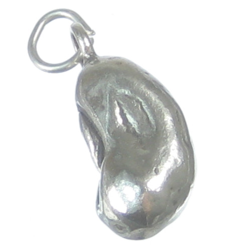 Pinto Bean sterling silver charm .925 x 1 Beans charms